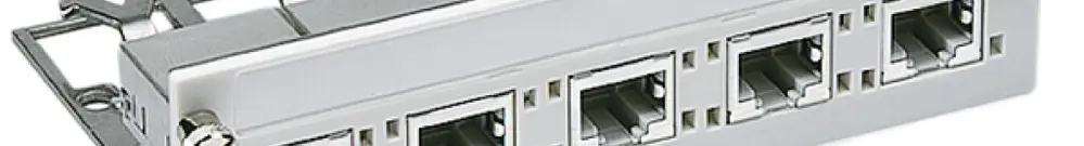 Elemento universale JK freenet R&M 5×RJ45 schermato 