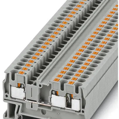 Morsetto di passaggio Push-In TWIN 0.2…6mm² grigio 