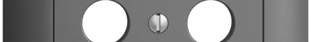 Kit frontale INC EDIZIOdue grigio scuro 88×88mm 