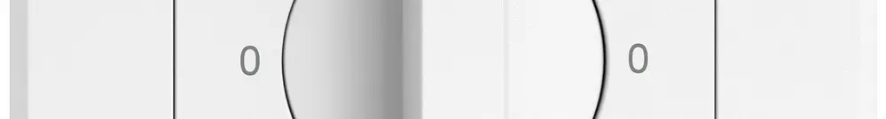 Interruttore rotativo INC EDIZIO.liv SNAPFIX® manopola 2/1L 0-Manuel-0-Auto bi 