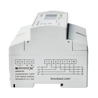 Contatore di energia trifase / 80 A KnockautX, da BRELAG 