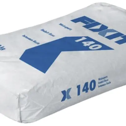 Intonaco bianco FIXIT 140, uso interno, gesso naturale, sacco da 30 kg 
