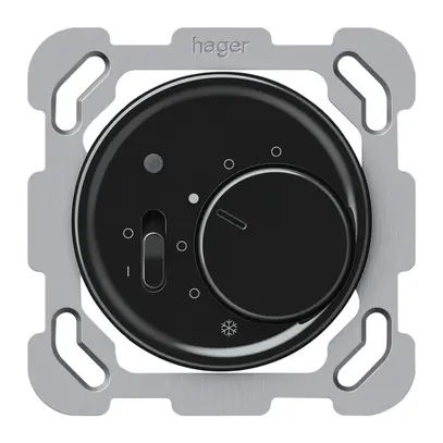 Termostato ambiente INC origin con interruttore 230VAC 5…30°C 10A nero 