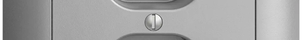Presa INC 2×T23 16A EDIZIOdue silver, con morsetti innest. 