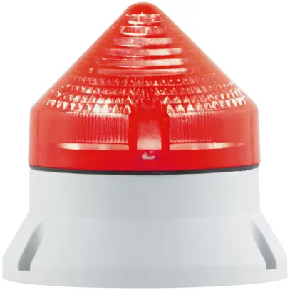 Luce lampeggiante Hugentobler CTL600 rosso 12/24V AC/DC, IP54, Ø73.5×74.5mm 