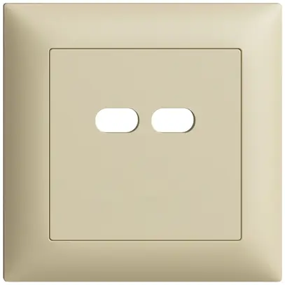 UP-Montageset Feller EDIZIOdue für Steckdose USB 18W 2×Typ C vanille 