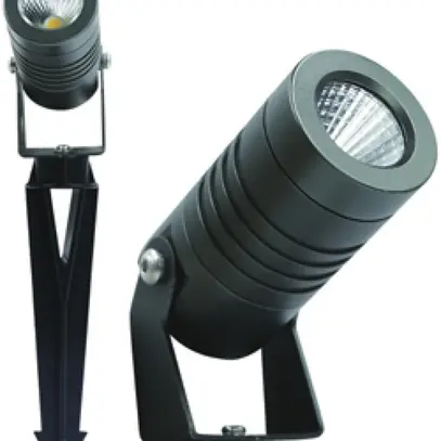 LED-Spiessleuchte BOLT, 12VDC, 9W, 300lm, RGB, IP67, schwarz 