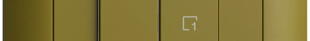 Station secondaire ENC 1K/2T pour interrupteur scène Edue Wiser olive 