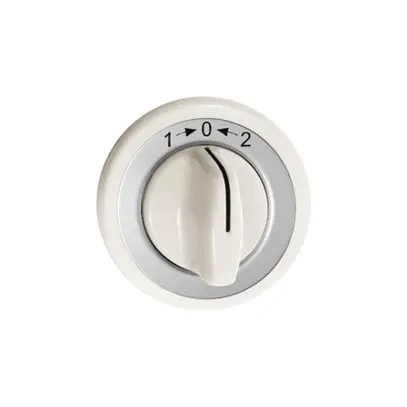 Kit frontale 1-0-2 bianco per contatto rotativo FH 