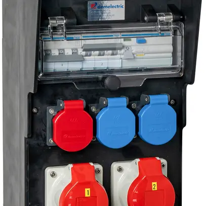 Distributore di corrente DEM DB32011 40A 2×LS 1×FI 2×T23 1×T25 2×T75 