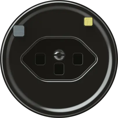 Presa FI origin 1×tipo 23 30mA 16A 230V 60×60mm nero 