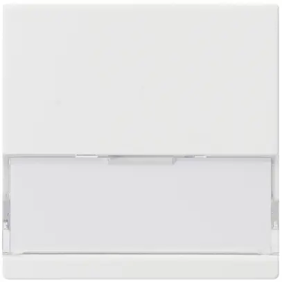 Bouton kallysto blanc pour contact de sonnerie 