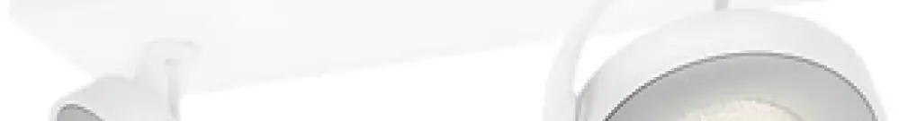Plafonnier LED CLOCKWORK 2×4W, 2700K, 560lm, 50°, blanc 