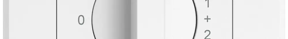 Interruttore rotativo INC EDIZIO.liv SNAPFIX® manopola commut.serie 1/1L bi 