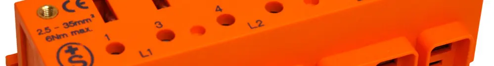 Morsetto di collegamento 80A sezione di collegamento 2.5…35mm² 