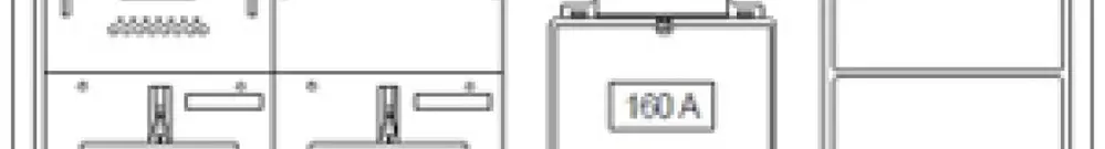 Armadio per contatore INC HAG 2 contatori 1NKE 1 scatalo rac. 1TT 1TV 1180×880mm 