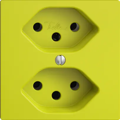 Prise ENC EDIZIOdue 2×T13 lemon 