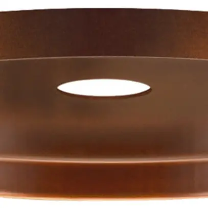 Abat-jour SLV LALU PLATE acier Ø220×15mm bronze à teinte unie 