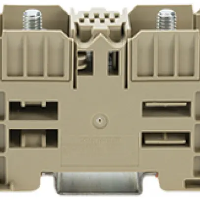 Morsetto di passaggio componibile WAGO 2.5…35mm² 125A 1000V bullone 2×1 DIN35 be 