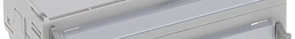 Plaque de couverture HD gris clair en matière synthétique sans halogène 