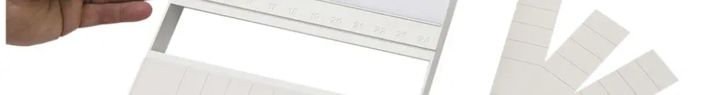 Striscia identificativa Hager golf 12 moduli 
