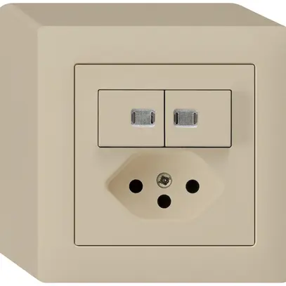 Combinaison lumineuse AP 3/1P+A-R+T13 beige kallysto 2 lentilles 
