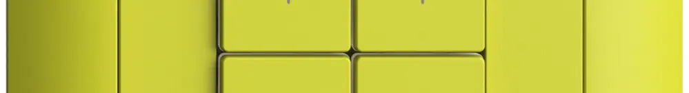 Stazione secondaria INC 2K/4T per dimmer Edue Wiser lemon 