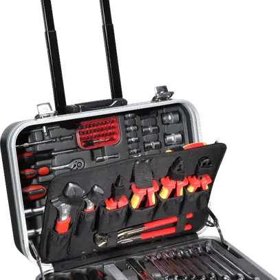 Valise d'outils chariot 136 pièces 