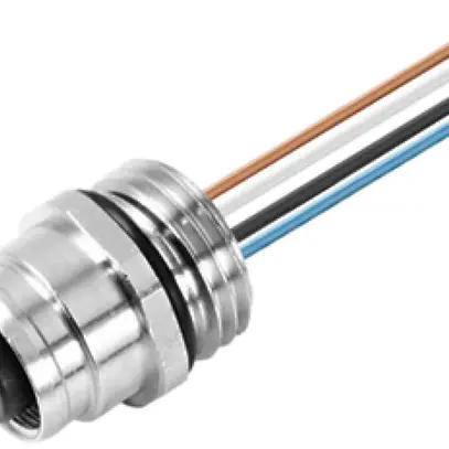 Spina INS Weidmüller SAIE presa M12 4L con cavo 0.5m M16 0.34mm² PVC 