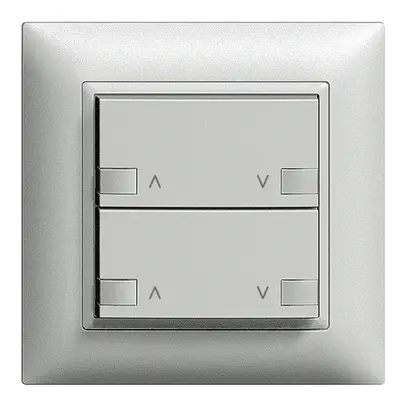 Kit frontal ENC moteur 2c/2touch ZEP 88×88mm silver 