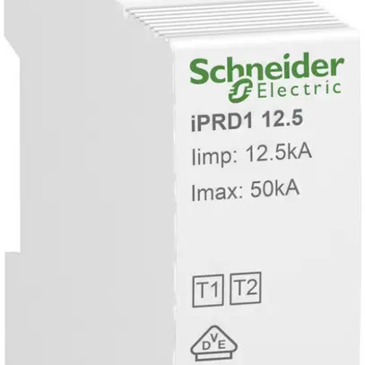 Module enfichable Schneider Electric Acti9 iPRD1 C12.5r L/PE pour parasurtension 