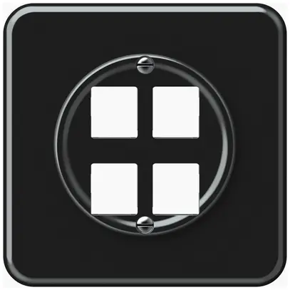Kit de montage ENC origin droit 4×HMS 92×92mm noir 