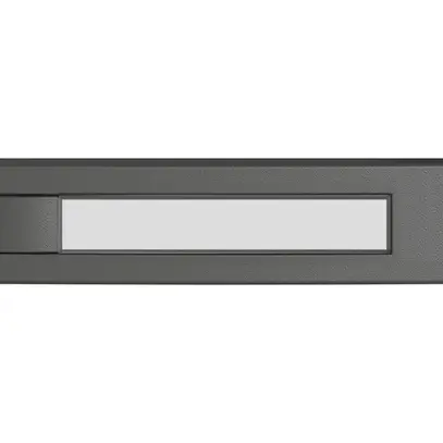 Poussoir 1/4 EDIZIO.liv SNAPFIX® p.KNX&UNI s.LED a.étiquette comm.1touch.grf 