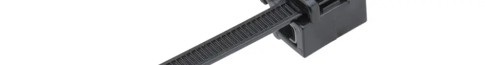 Clip di bordo PAN c.fascetta PLT2S-300 fissaggio laterela 0.7…3mm  a pio. 