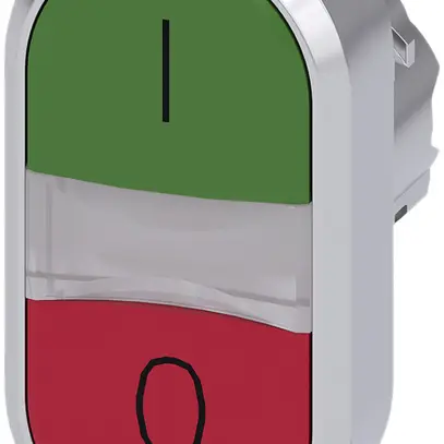 Pulsante doppio INS Siemens SIRIUS ACT I-0 illuminabile metallo lucido 