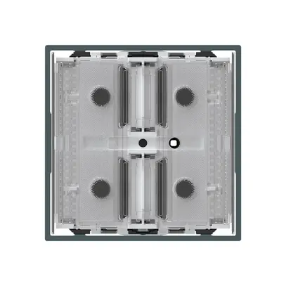 Poussoir KNX KAL p.2×touches 4×points actionnables LED anthracite 