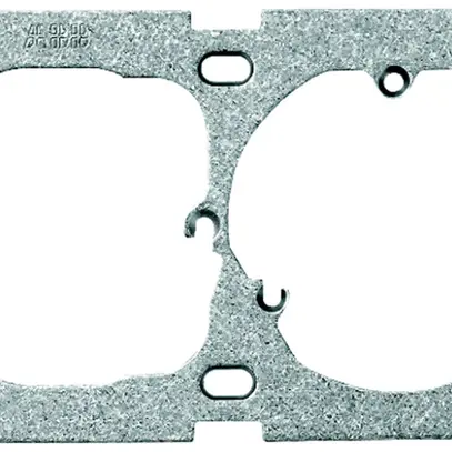 Placca di fissaggio INC ABB 1×2 52mm+presa 