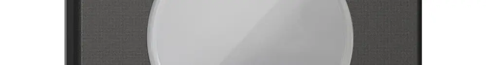Coperchio NEVO, per pulsante KNX RGB, con vite e guarnizione, nero 