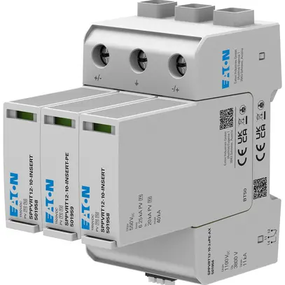 Scaricatore combinato Eaton SPPVRT12-10-2+PE-AX DC 1000V 3.8kV 