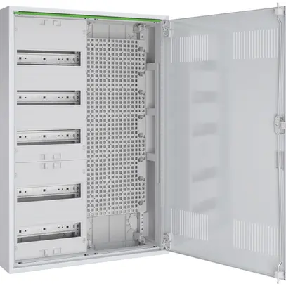 Distributeur-AP Pragma Multi 2 champs DIN Media 5 rangées 