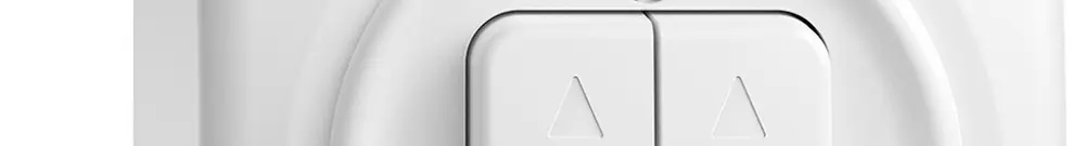 Pulsante per tapparella AP STANDARDdue bianco 2 canali 