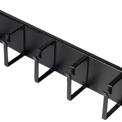 Étrier guide-câbles ROLINE 80×480×85mm métal 2UH noir 