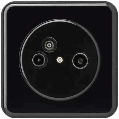 UP-Antennendose TV-R-Daten basico C 2GHz 14db schwarz 