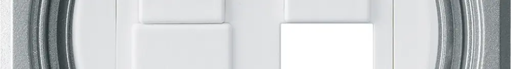 UP-Montageset robusto IP55 flach aluminium für 2×Keystone für Kombination 