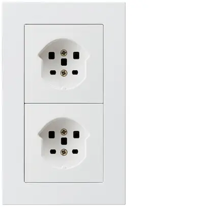 Combinazione INC kallysto.pro grd.I-I verticale 2×tipo 25 bianco 