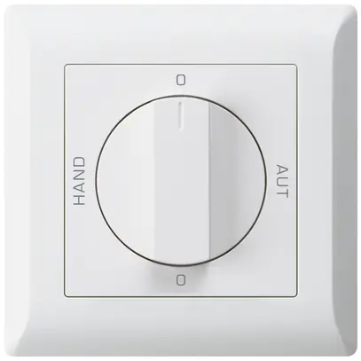UP-Drehschalter 0-Hand-0-Aut. kallysto.line 2/1L weiss mit Drehgriff 