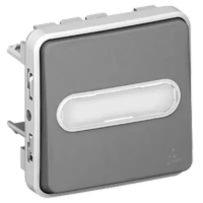 Contatto a bilico PLEXO R+Ch/1L bianco 