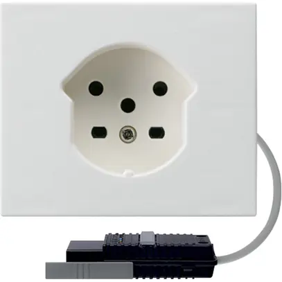 Presa FLF HA tipo 15 con morsetti a innesto adattatore cavo rotondo bianco 