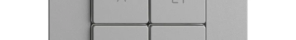 Commande pour interrupteur stores 1c scène/4t Edue Wiser silver 