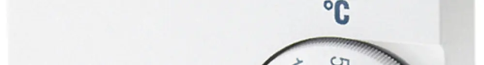 Termostato AP Eberle RTR-E 6763, 230V 1C/10A, 5…30°C, bianco 